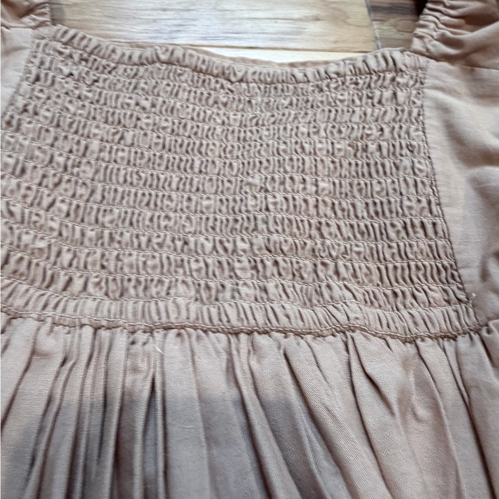 Abercrombie & Fitch Eyelet Puff Sleeve Mini Dress XS Cottagecore Croquette - Picture 11 of 12